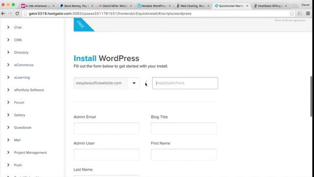 5 Install Wordpress смотреть онлайн
