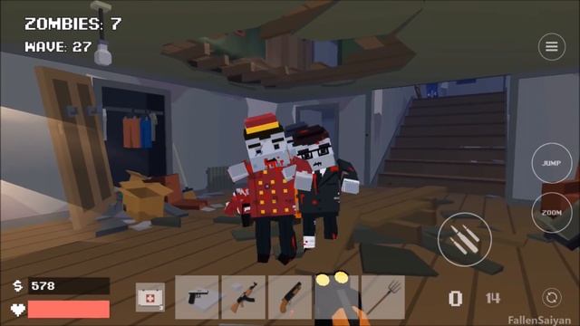 Pixel Combat: Zombie Strike - All Weapons Android Game Gameplay - Lomelvo смотреть онлайн