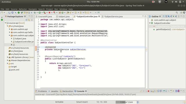 Spring Boot Tutorial | How to Add Business Layer | Service class to the Rest API #9 смотреть онлайн