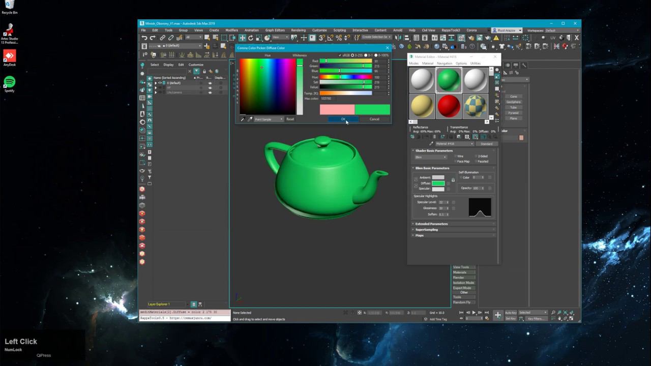 Dark Max №12 Hex color in 3dsMax смотреть онлайн