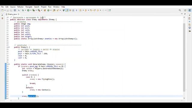 Jogo Chrome Dino - JAVA смотреть онлайн
