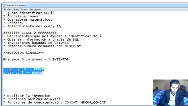 Clase 2: Inyecciones SQL desde cero смотреть онлайн