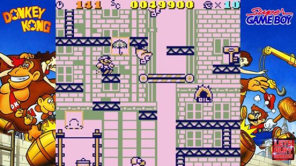 DONKEY KONG [GAME BOY] # 01 🐵 World 0: Arcade & World 1: Big City!