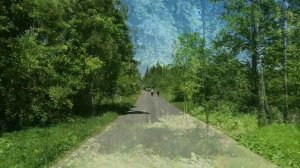 Дорога в Лавру пешком с флагом СОФРИНО МУРАНОВО АБРАМЦЕВО ХОТЬКОВО 26.05.2018