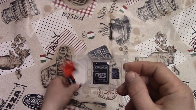 Поддельная MicroSD карта Kingston 256GB .