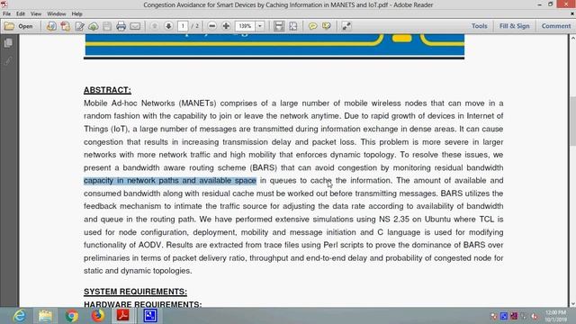 Congestion Avoidance for Smart Devices by Caching Information in MANETS and IoT смотреть онлайн