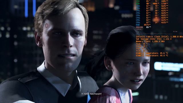 Detroit: Become Human / Ryzen 7 3800X/RX5700XT/1440p Ultra / смотреть онлайн