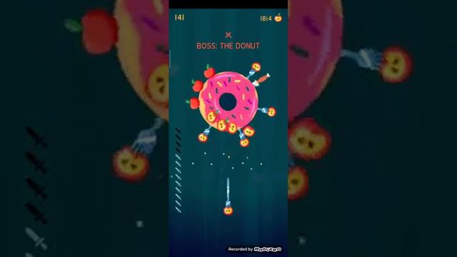 Komputersem психует в игре Knife Hit смотреть онлайн