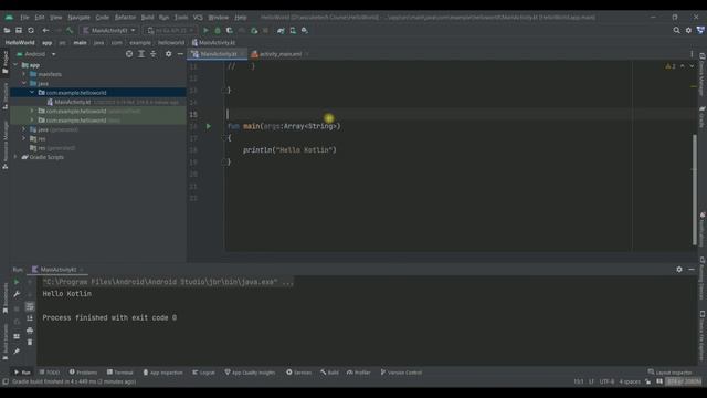 Learn Kotlin in Hindi - Android Development in Kotlin | How to run Kotlin code in Android Studio смотреть онлайн