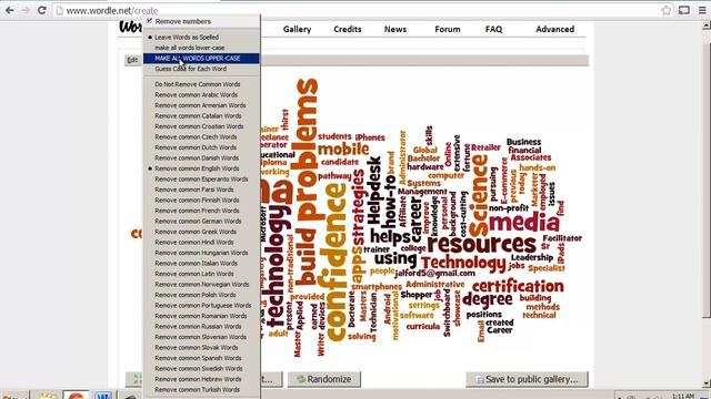 How to Make Words Uppercase or All Capital Letters in Wordle Word Cloud смотреть онлайн