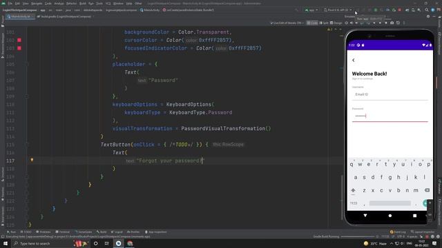 Part 15 : Android Jetpack Compose Login UI Design смотреть онлайн