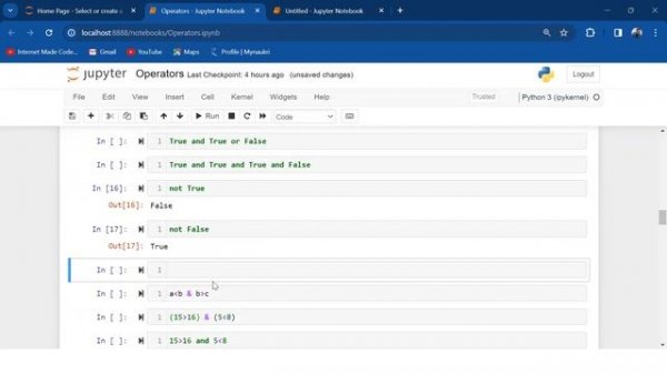 #6 Operators | Python Tutorials | Basic to Advance