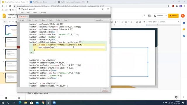 Graphical User Interface: Introduction to Java 7/23/20 смотреть онлайн