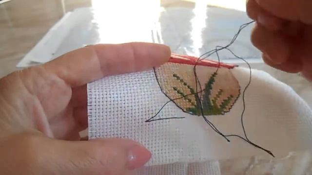 БЭК стич КАК шить 3 способ выполнения Back Stitch ШОВ назад иголку смотреть онлайн