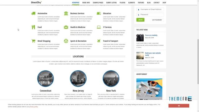 Directory WordPress Theme Aram Slamet смотреть онлайн