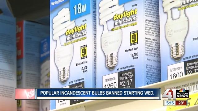 Popular incandescent bulbs banned starting Wednesday смотреть онлайн