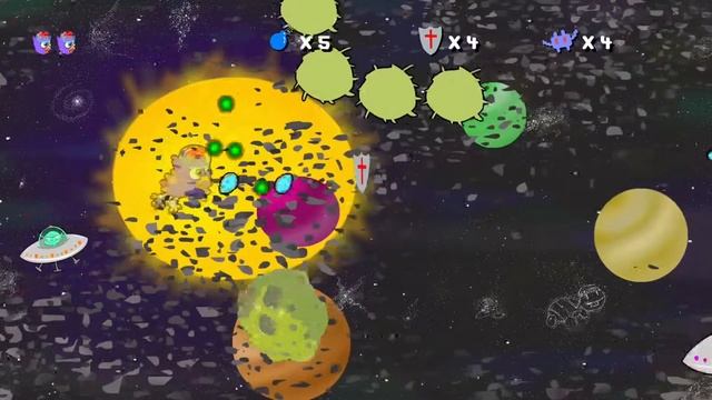 45 second game play footage of Purple Chicken Spaceman on the Xbox One смотреть онлайн