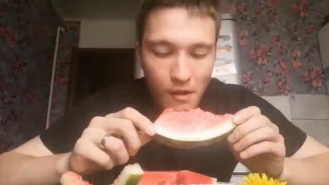 забрали посылку в kazanexpress Гуляем с кошкой, купили вкусный арбуз. смотреть онлайн