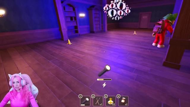 ПРОШЛА ДОРС в 3 ЧАСА Ночи с Red Cat HARD MODE получила ачивку DOORS ROBLOX смотреть онлайн