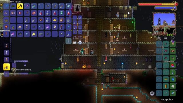 ТЕРРАРИЯ1.4/Крюк-кошка/Ездовые питомцы/Вагонетка/Заселение НПС/Веревочная лестница и лассо/Перековк смотреть онлайн