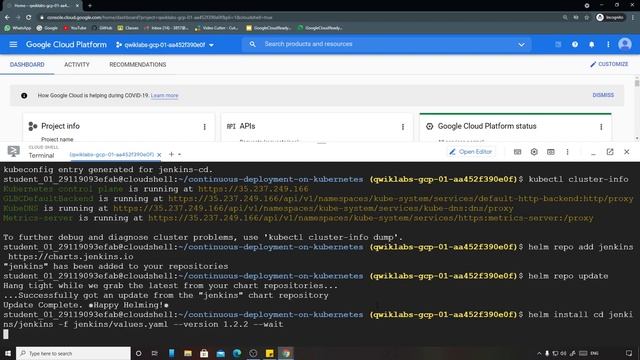 Continuous Delivery with Jenkins in Kubernetes Engine | Qwiklabs [GSP051] смотреть онлайн