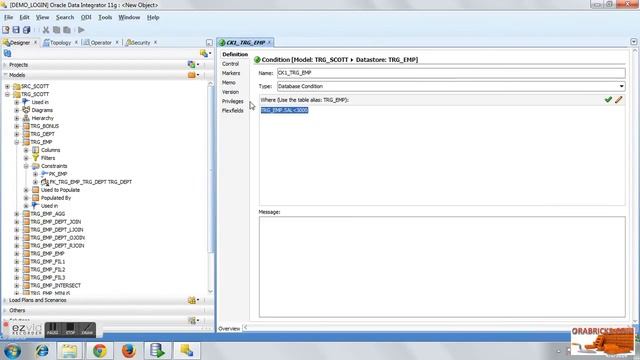 Creating constraints in oracle Data Integrator смотреть онлайн