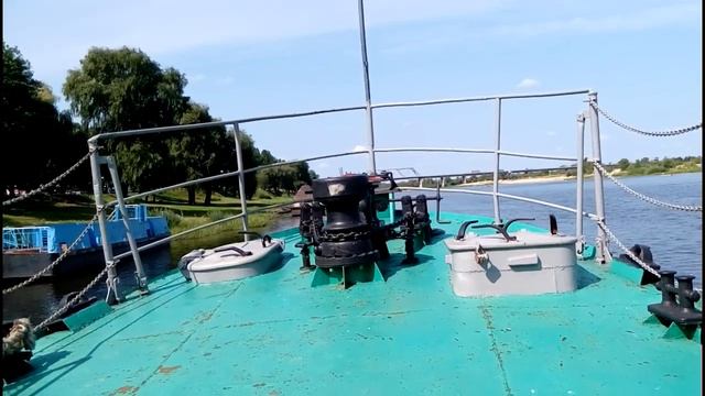 ТЕПЛОХОД. Мозырь./Walk on the boat. Mozyr. смотреть онлайн