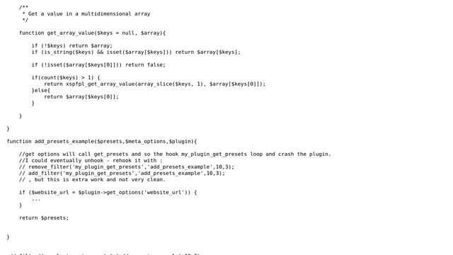 Wordpress: Plugin options, presets and filters : can you help me improve my workflow? смотреть онлайн