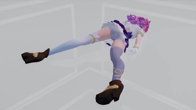 【Ryona リョナ】Seraphine KO Pose - MMD