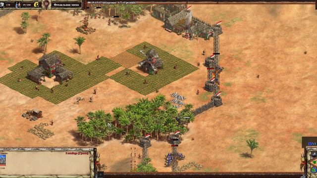 Age of empires II: definitive edition, 1 on 1, Huns versus Franks смотреть онлайн
