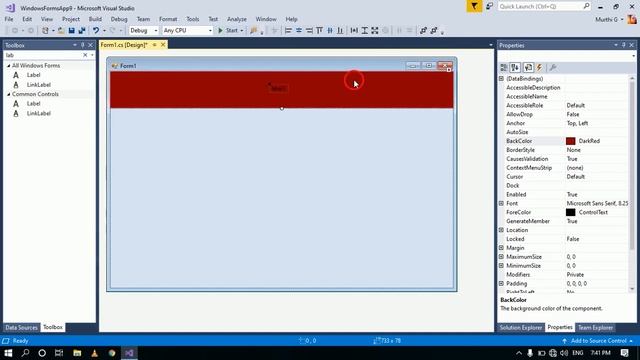 C# Windows Forms App Tutorial | Panel and TextBox | PART - 03 смотреть онлайн