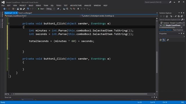C# Windows Forms Tutorial #23 - How to Create a Countdown Clock смотреть онлайн