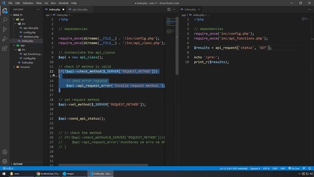 API PHP #011 ESTRUTURA DA API COM PHP OOP PARTE 2 смотреть онлайн