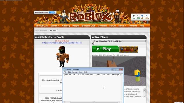 How to send private messages to yourself on ROBLOX смотреть онлайн