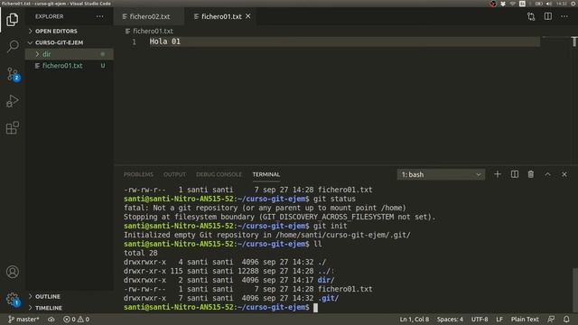 Iniciar repositorio en GIT y primer Commit GIT смотреть онлайн