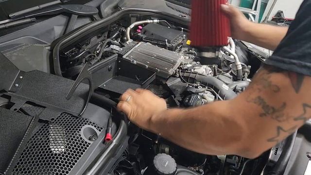 CTS Turbo intakes install  quick review: SO QUIET! Mercedes E400 wagon M276 C400C450C43AMGw213