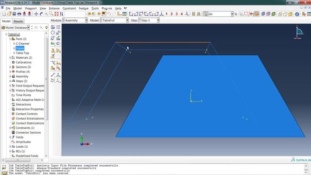 Abaqus Tutorial 3 (3D wireframes) смотреть онлайн