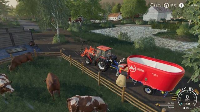 Farming Simulator 19 ДОЖДЛИВОЕ УТРО Фермер в с ЯГОДНОЕ # 25 смотреть онлайн