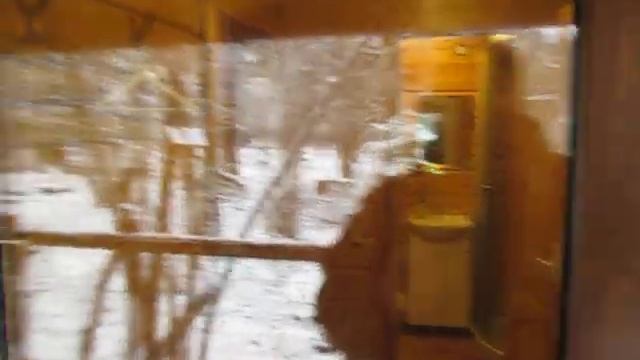 Гостевой домик №1 в лесу во Внуково. Forest log cabin in Vnukovo. смотреть онлайн
