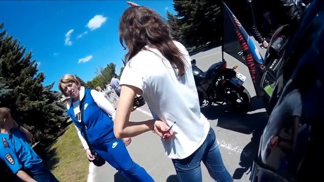 Покатушки Пламенный Мотор МСС Открытие Славяносербского филиала смотреть онлайн