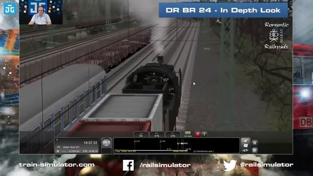 Train Simulator 2016 Gameplay - DR BR 24 & Norfolk Southern Big 7s смотреть онлайн
