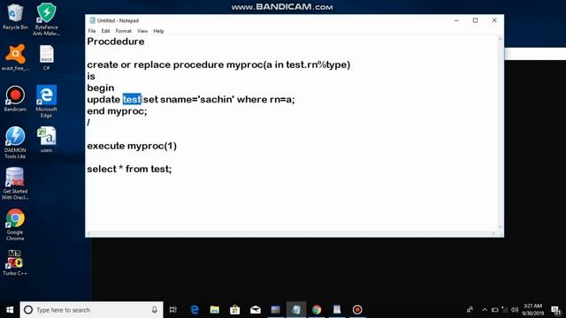 Procedure In PL/SQL l Chapter 16 смотреть онлайн