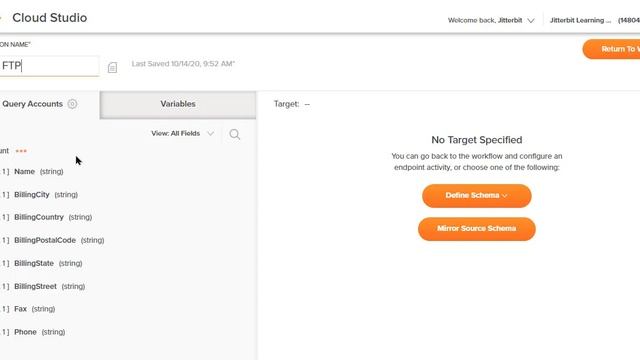 Jitterbit Basics - Salesforce to FTP as JSON смотреть онлайн