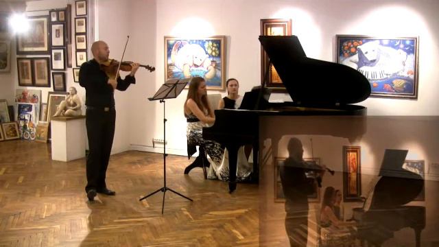 Duo "Te Deum" : Claude Debussy Sonata g-moll for violin and piano 2 part смотреть онлайн