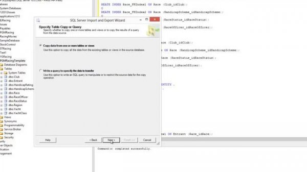 Importing data using SQL Server Management Studio
