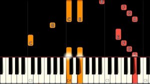 Por Una Cabeza - Tango - Carlos Gardel - Easy Piano Tutorial