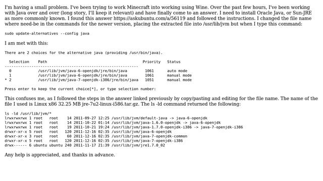 Ubuntu: Installing Oracle Java JRE 7, Terminal Command Not Recognizing Moved File смотреть онлайн