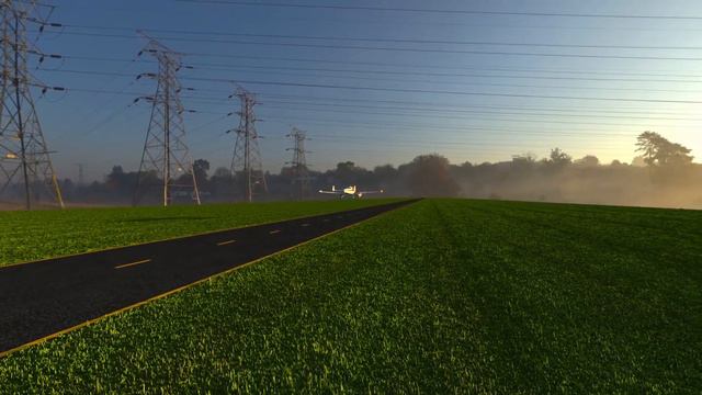 Визуализация ангара с самолетом смотреть онлайн