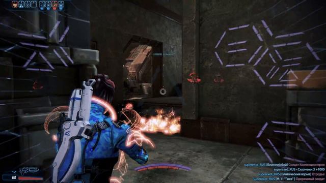 Mass Effect 3 Азари валькирия платина соло- Великан, Коллекционеры (Asari Valkyrie Platinum Solo)