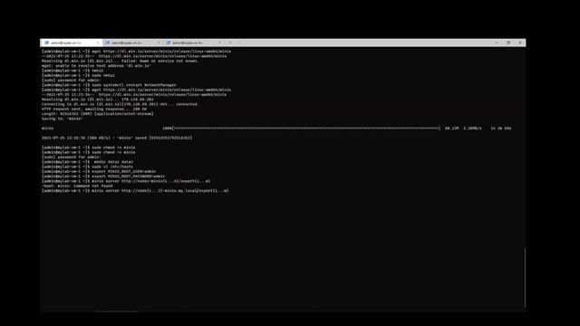 MinIO - Отказоустойчивый кластер смотреть онлайн